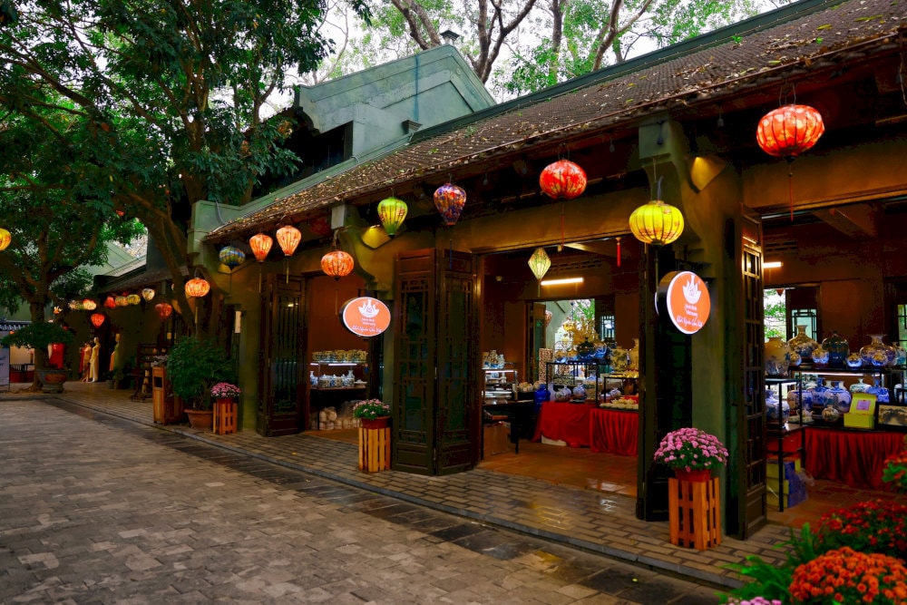 Specialty stores at Hoa Lu Old Quarter offer a curated selection of Ninh Binh’s finest local products